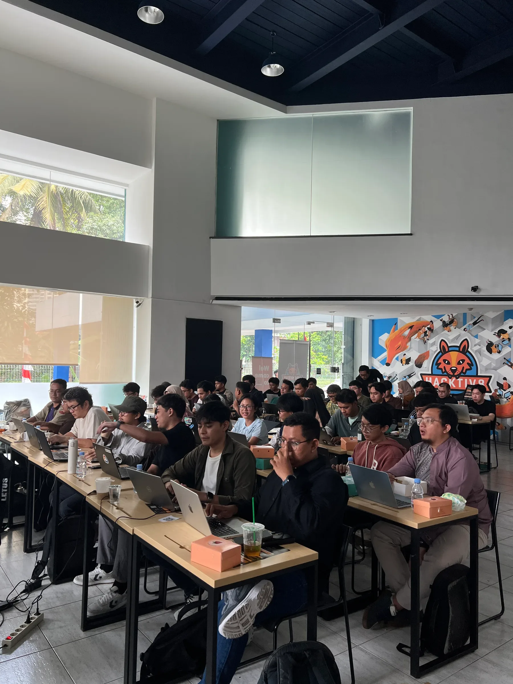 Participants seated in the workshop room