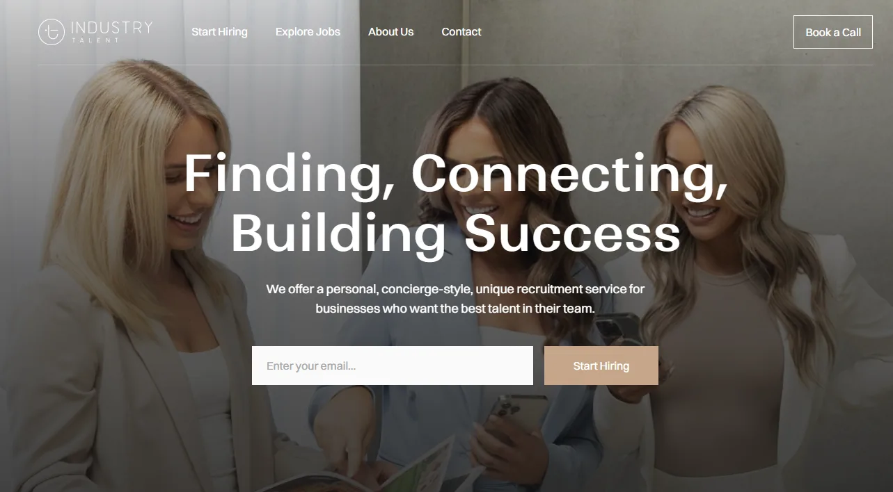 Industry Talent - Job Listing Platform screenshot