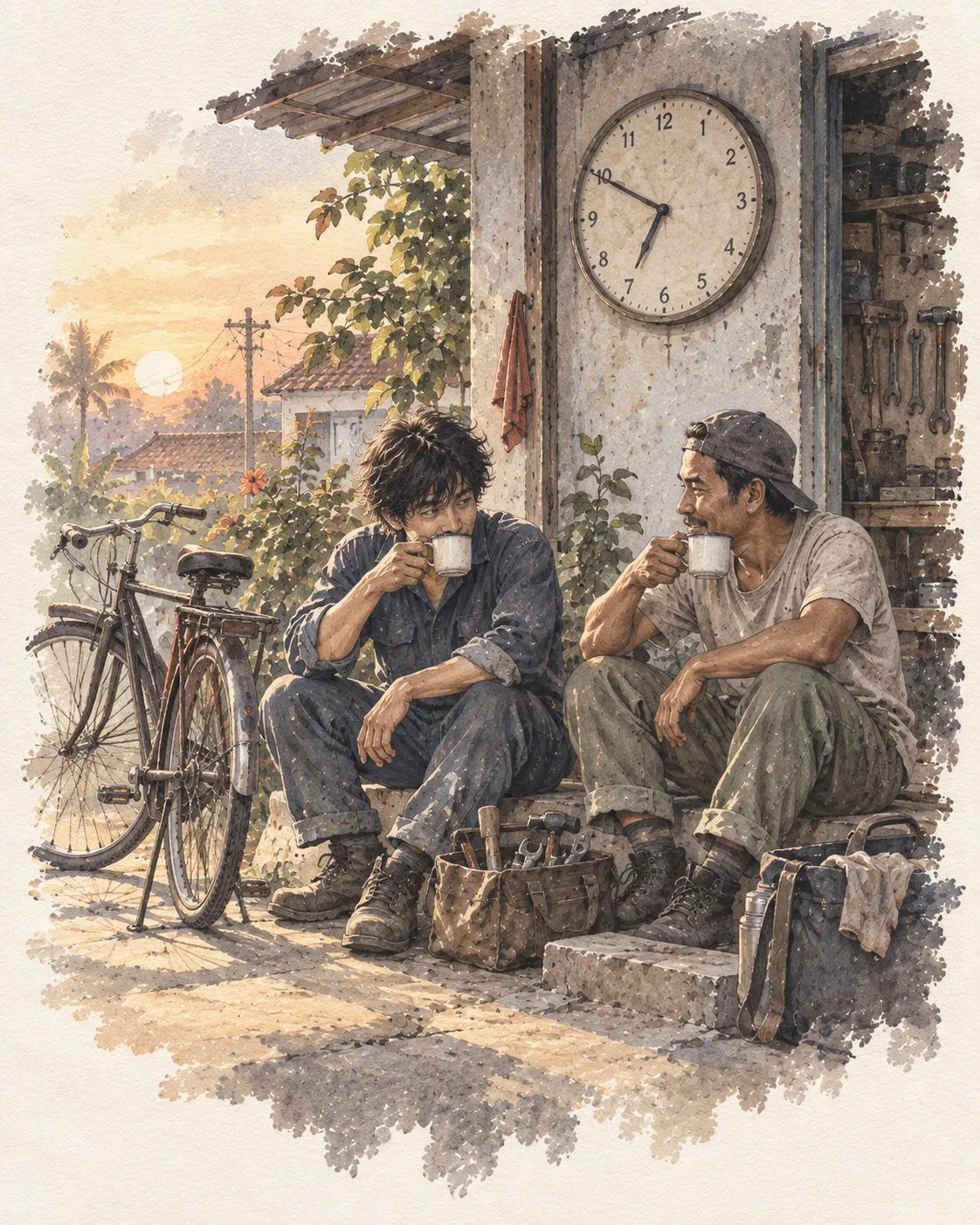 Worker Class - International Workers' Day Countdown illustrated cover