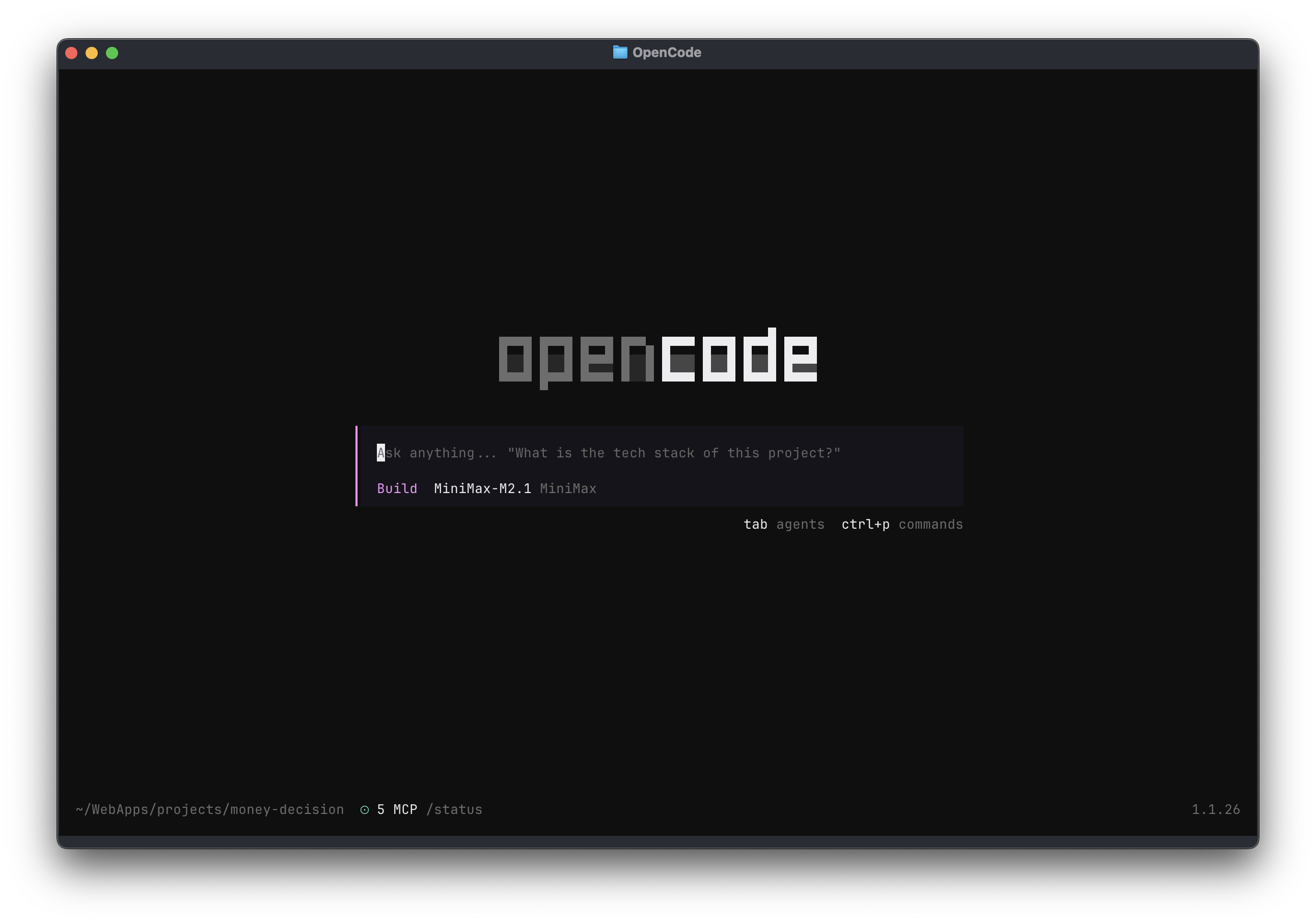 Set default model in config
